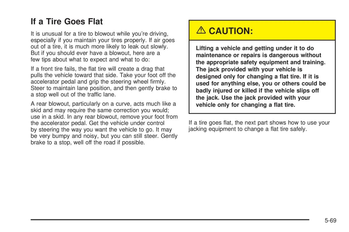 Chevrolet Cobalt owners manual / page 287