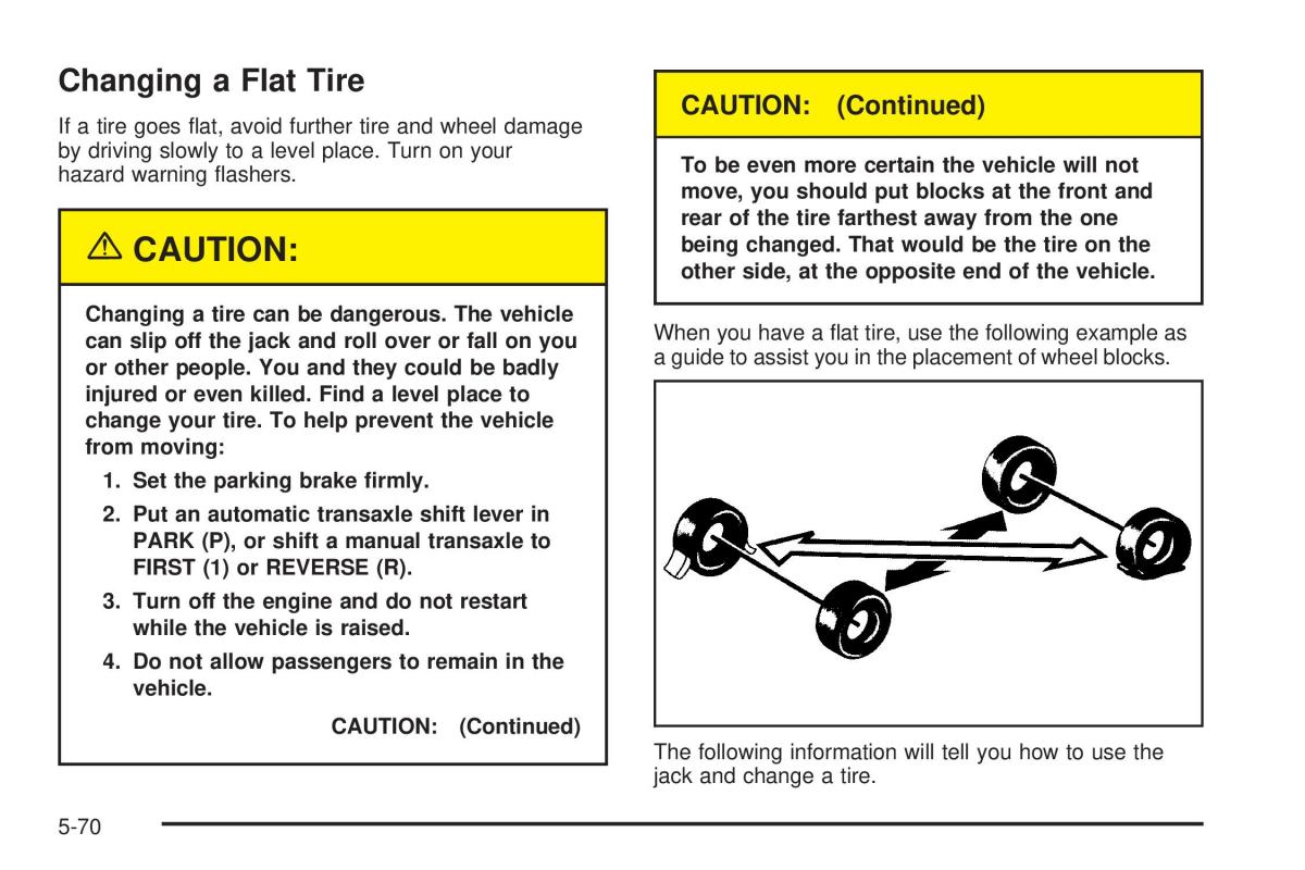 Chevrolet Cobalt owners manual / page 288