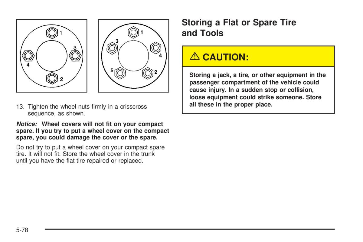 Chevrolet Cobalt owners manual / page 296