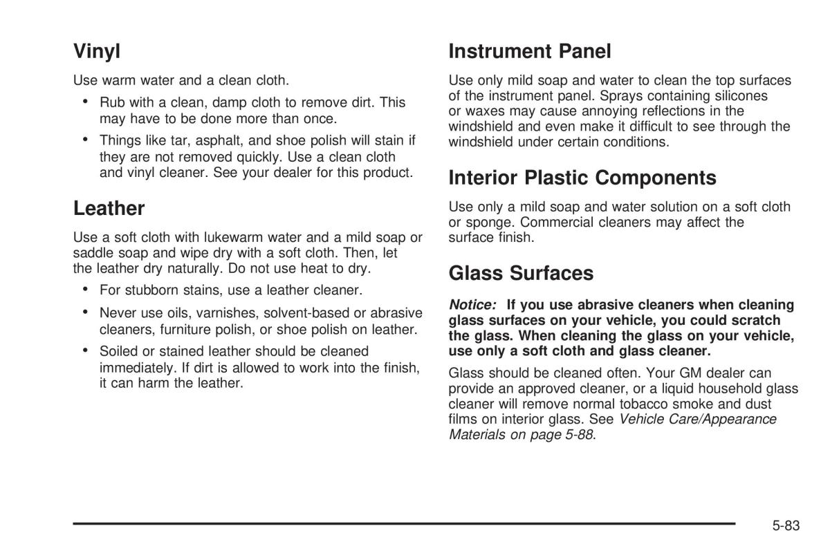 Chevrolet Cobalt owners manual / page 301