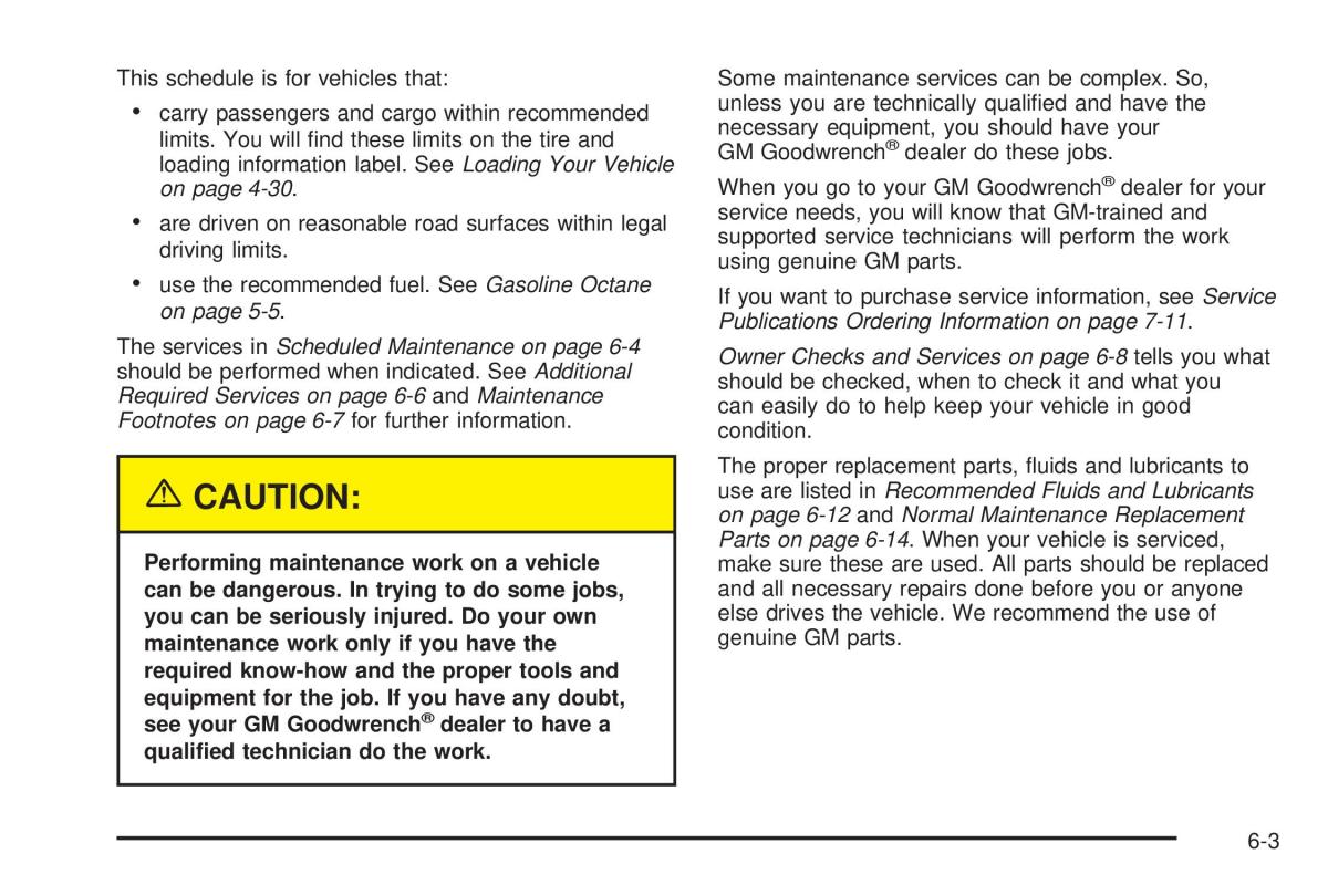 Chevrolet Cobalt owners manual / page 319