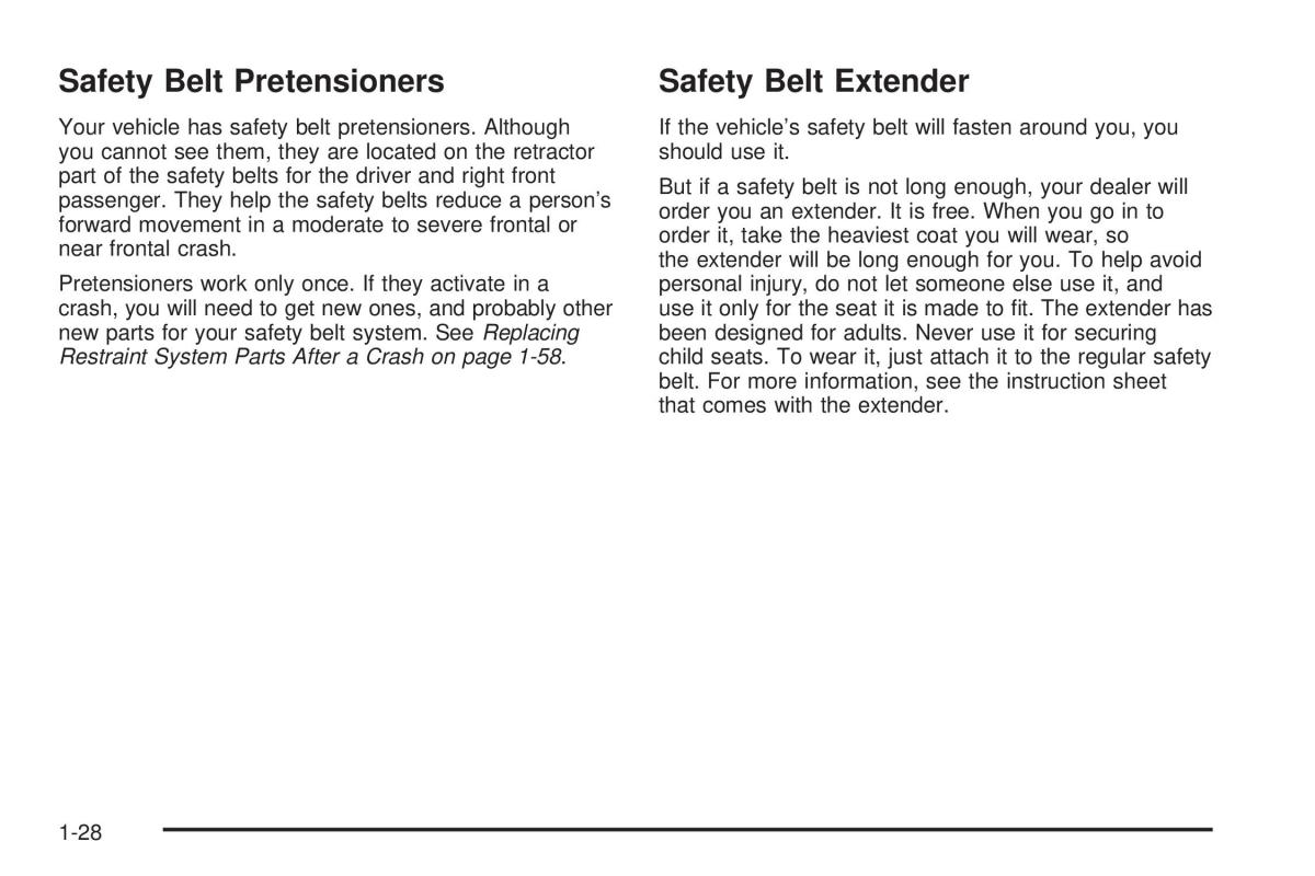 Chevrolet Cobalt owners manual / page 34