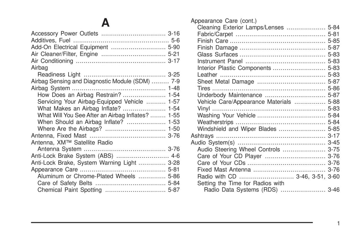 manual  Chevrolet Cobalt owners manual / page 347