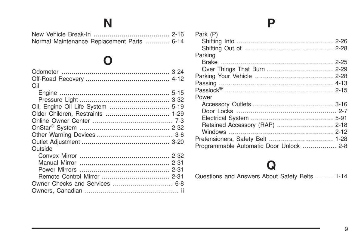 Chevrolet Cobalt owners manual / page 355