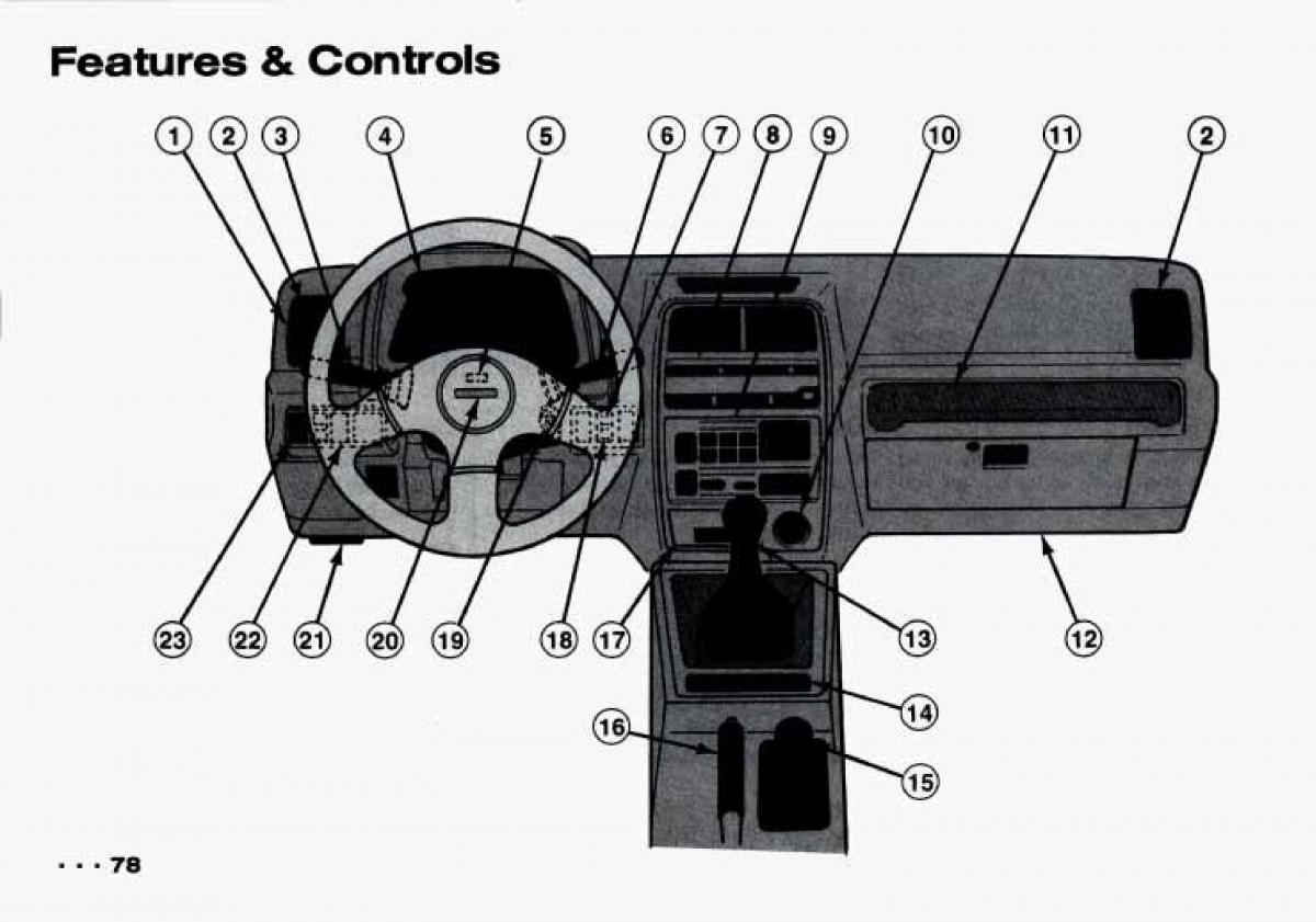 Chevrolet Tracker owners manual / page 80