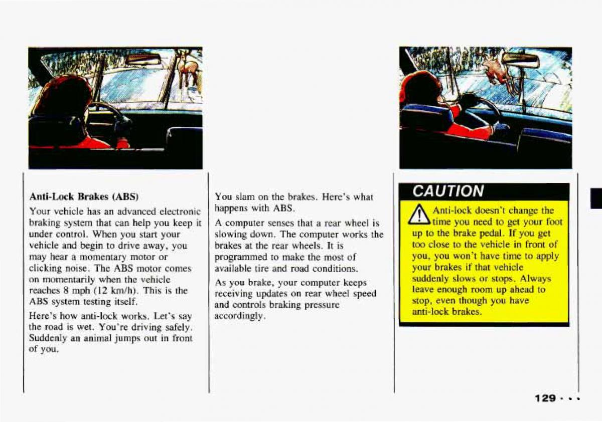 Chevrolet Tracker owners manual / page 131