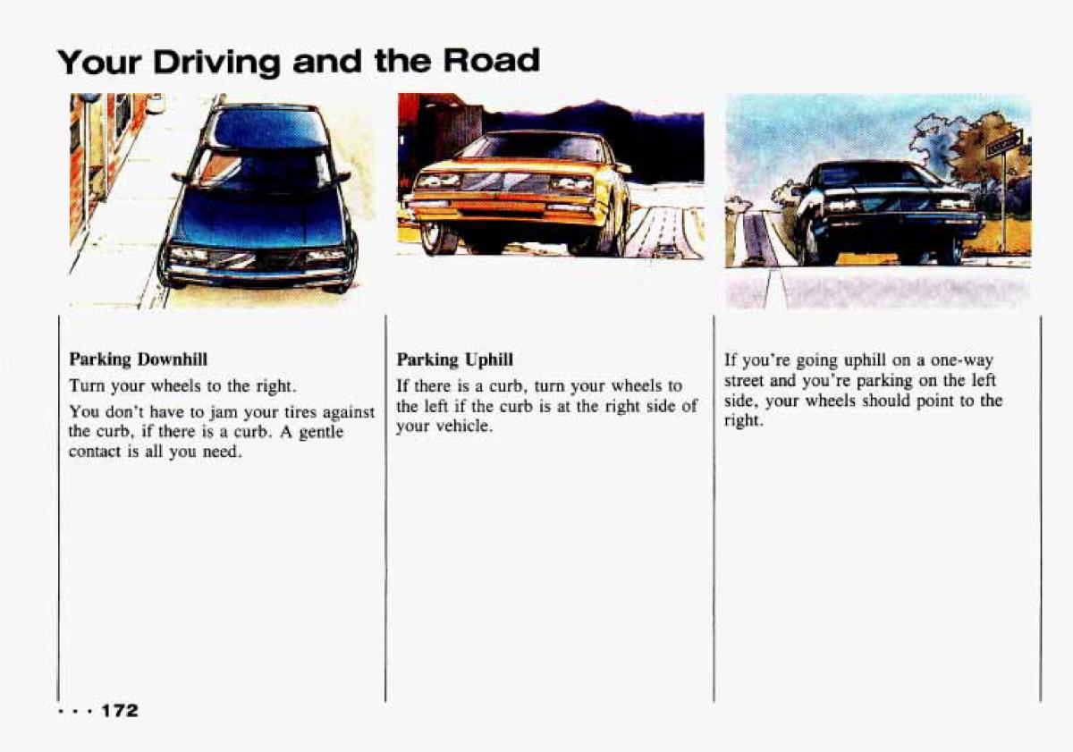 Chevrolet Tracker owners manual / page 174