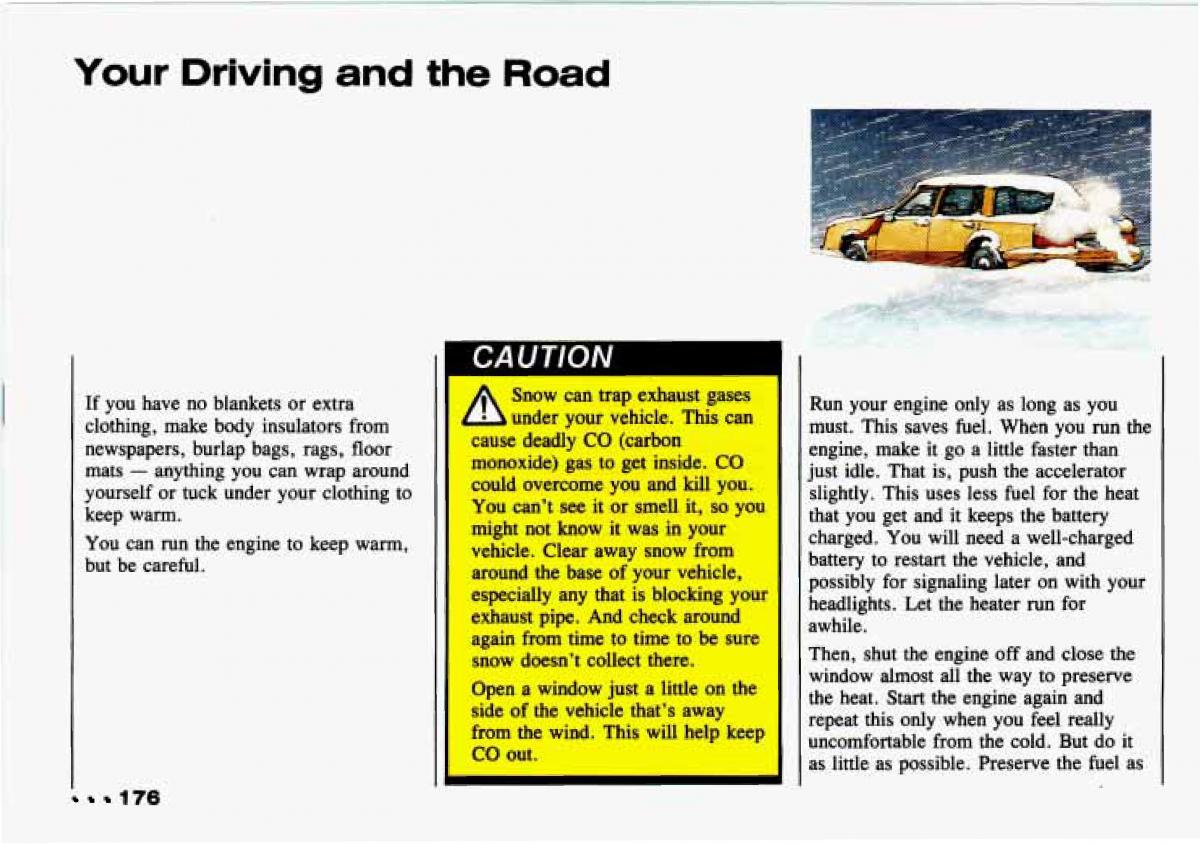 Chevrolet Tracker owners manual / page 178