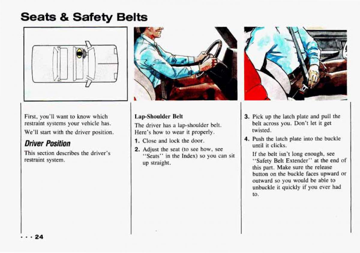 Chevrolet Tracker owners manual / page 26