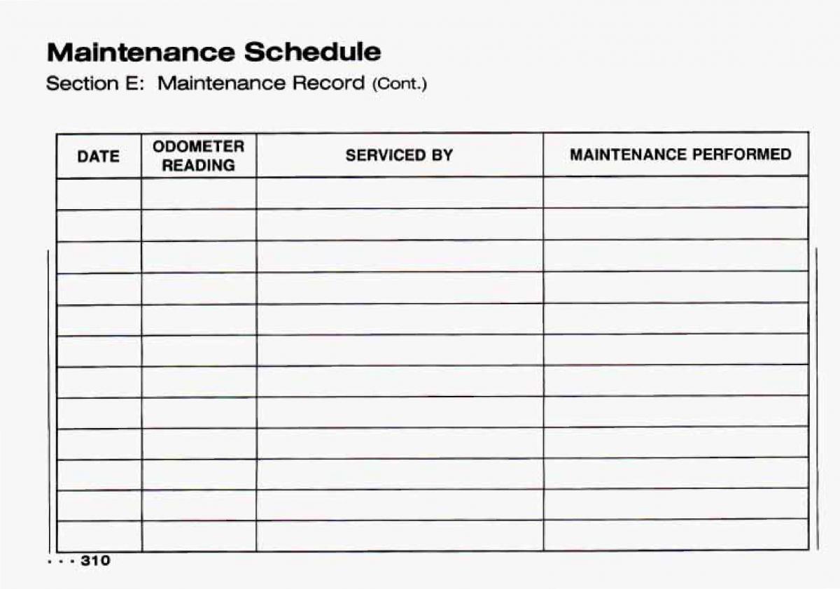 Chevrolet Tracker owners manual / page 312