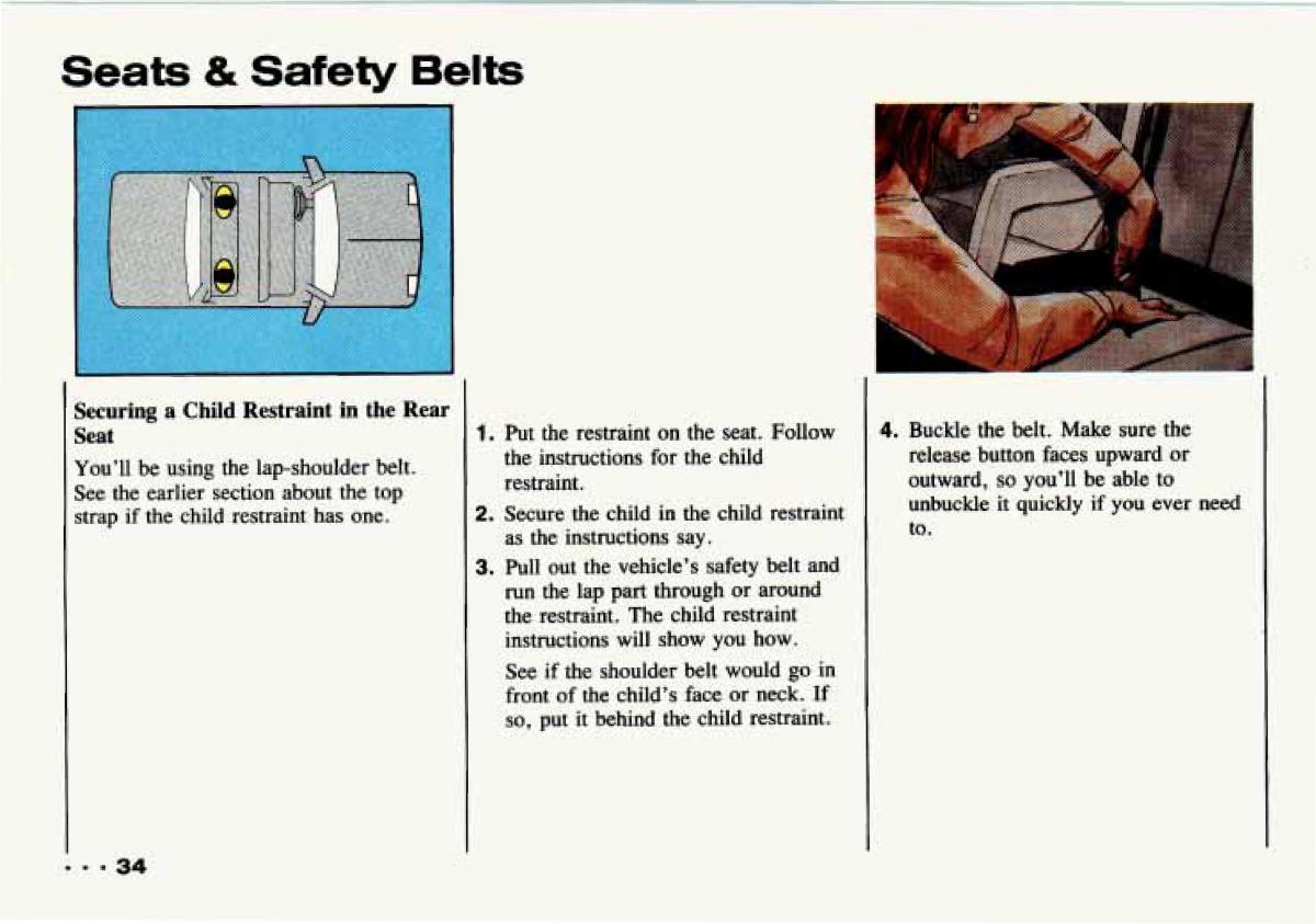 Chevrolet Tracker owners manual / page 36