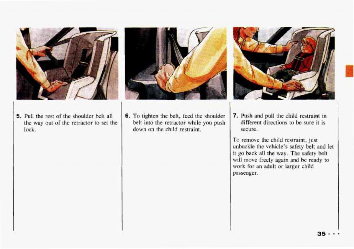 Chevrolet Tracker owners manual / page 37