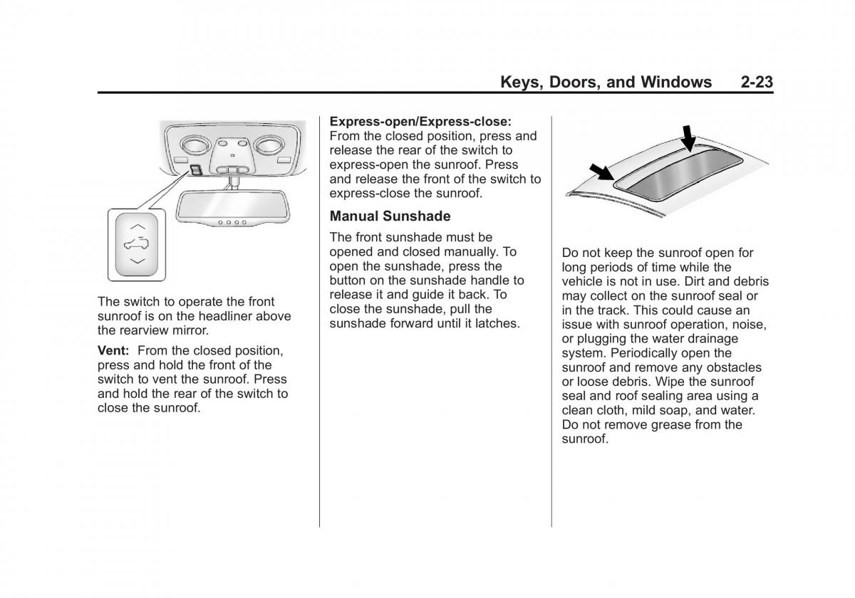 Chevrolet Traverse owners manual / page 55