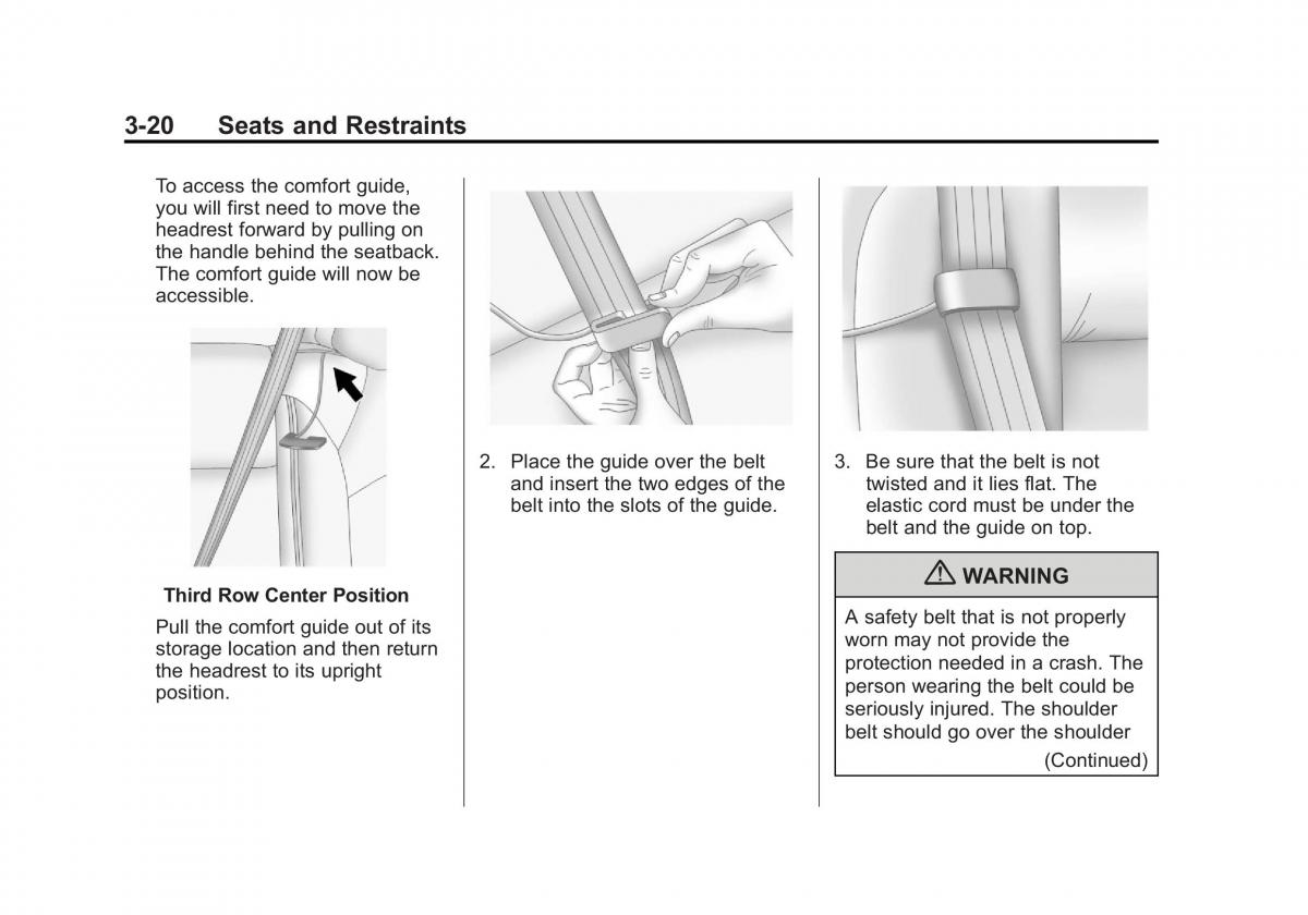 Chevrolet Traverse owners manual / page 76