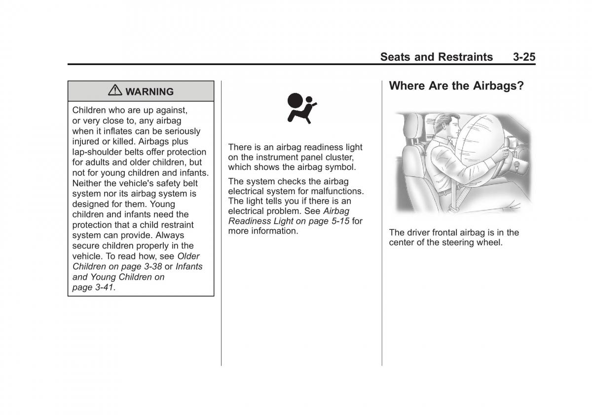 Chevrolet Traverse owners manual / page 81