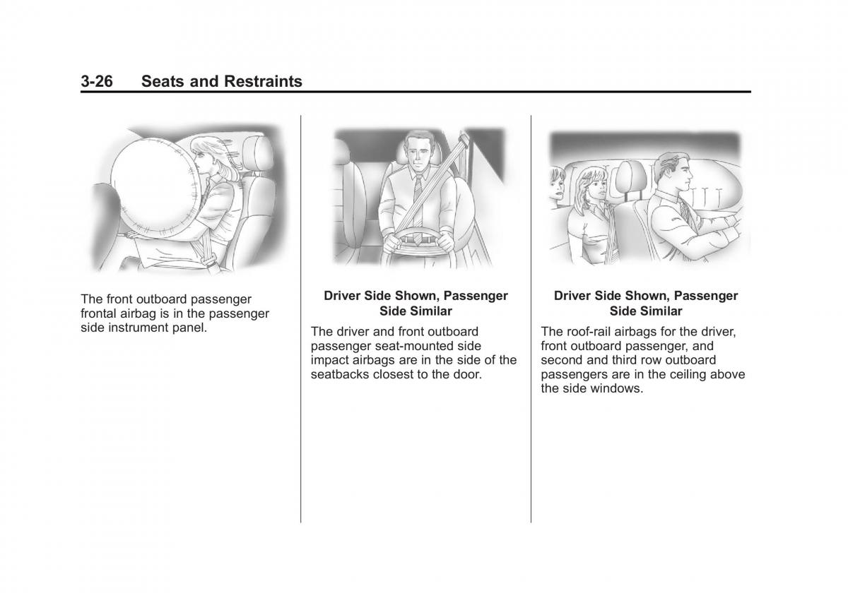 Chevrolet Traverse owners manual / page 82