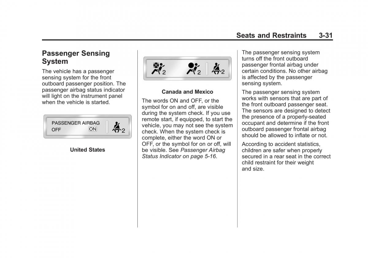 Chevrolet Traverse owners manual / page 87