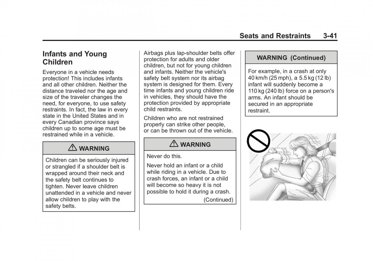 Chevrolet Traverse owners manual / page 97