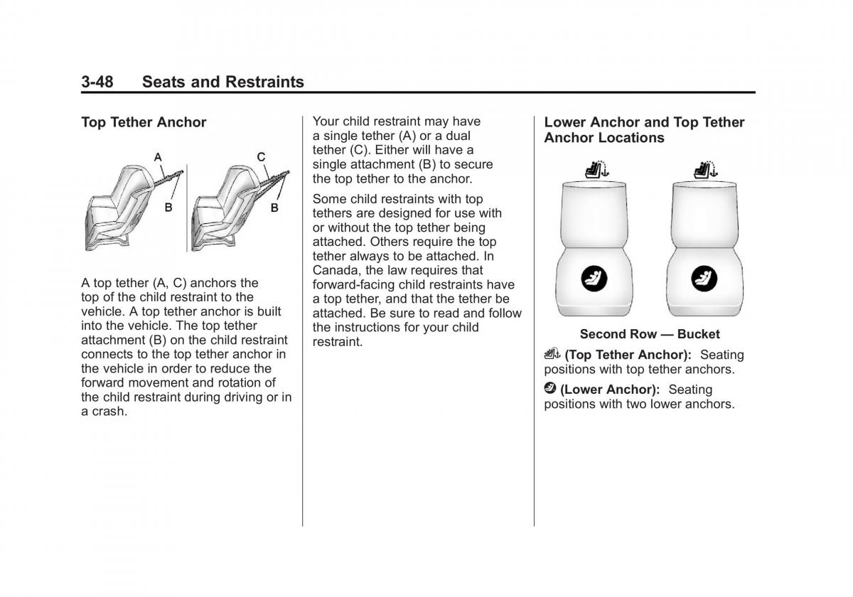 Chevrolet Traverse owners manual / page 104