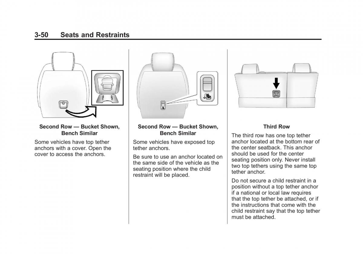 Chevrolet Traverse owners manual / page 106