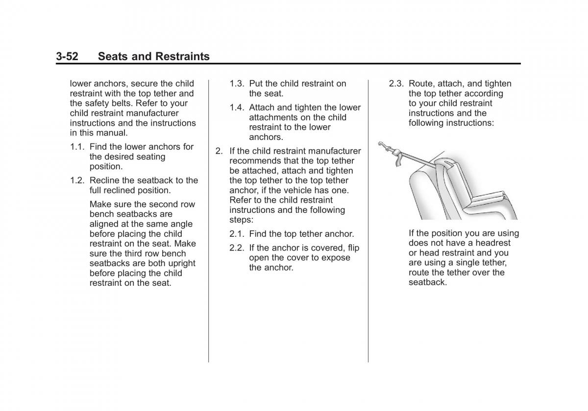 Chevrolet Traverse owners manual / page 108