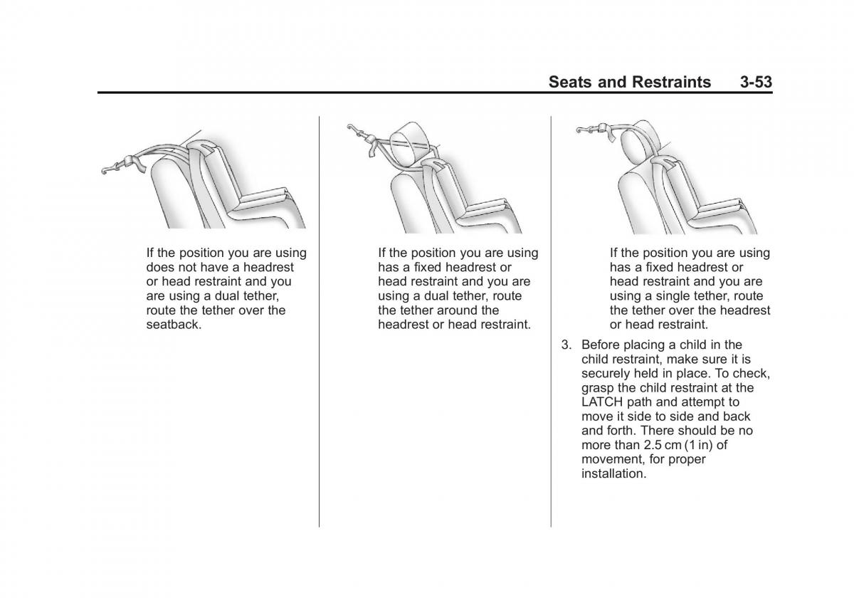 Chevrolet Traverse owners manual / page 109