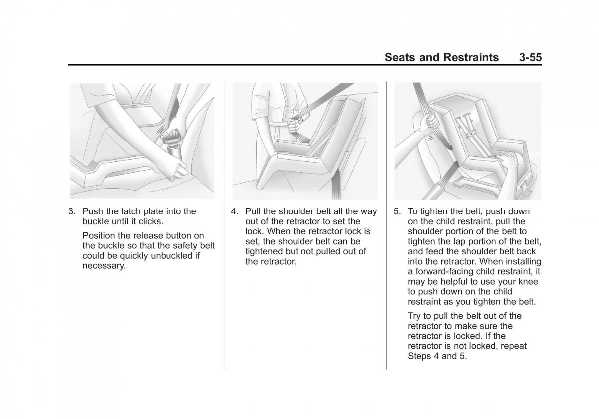 Chevrolet Traverse owners manual / page 111