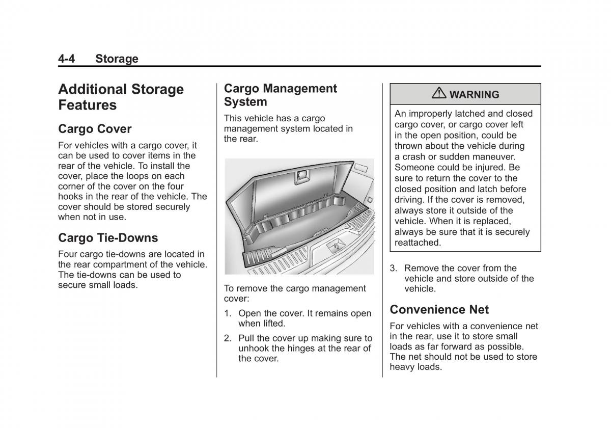 Chevrolet Traverse owners manual / page 118