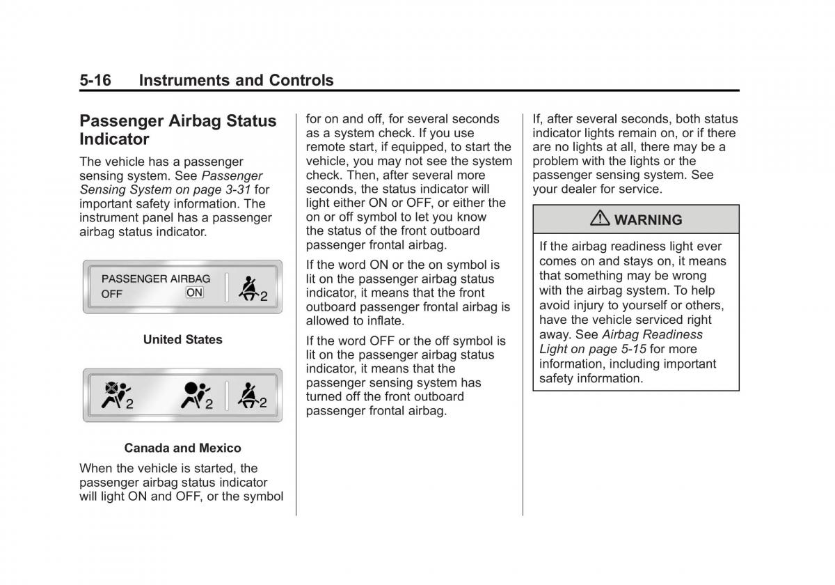 Chevrolet Traverse owners manual / page 136