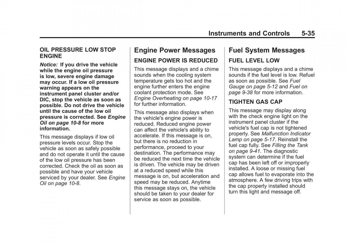 Chevrolet Traverse owners manual / page 155