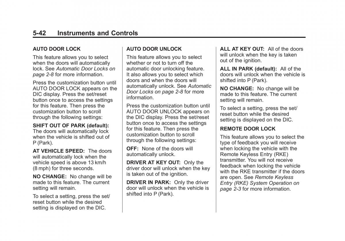 Chevrolet Traverse owners manual / page 162