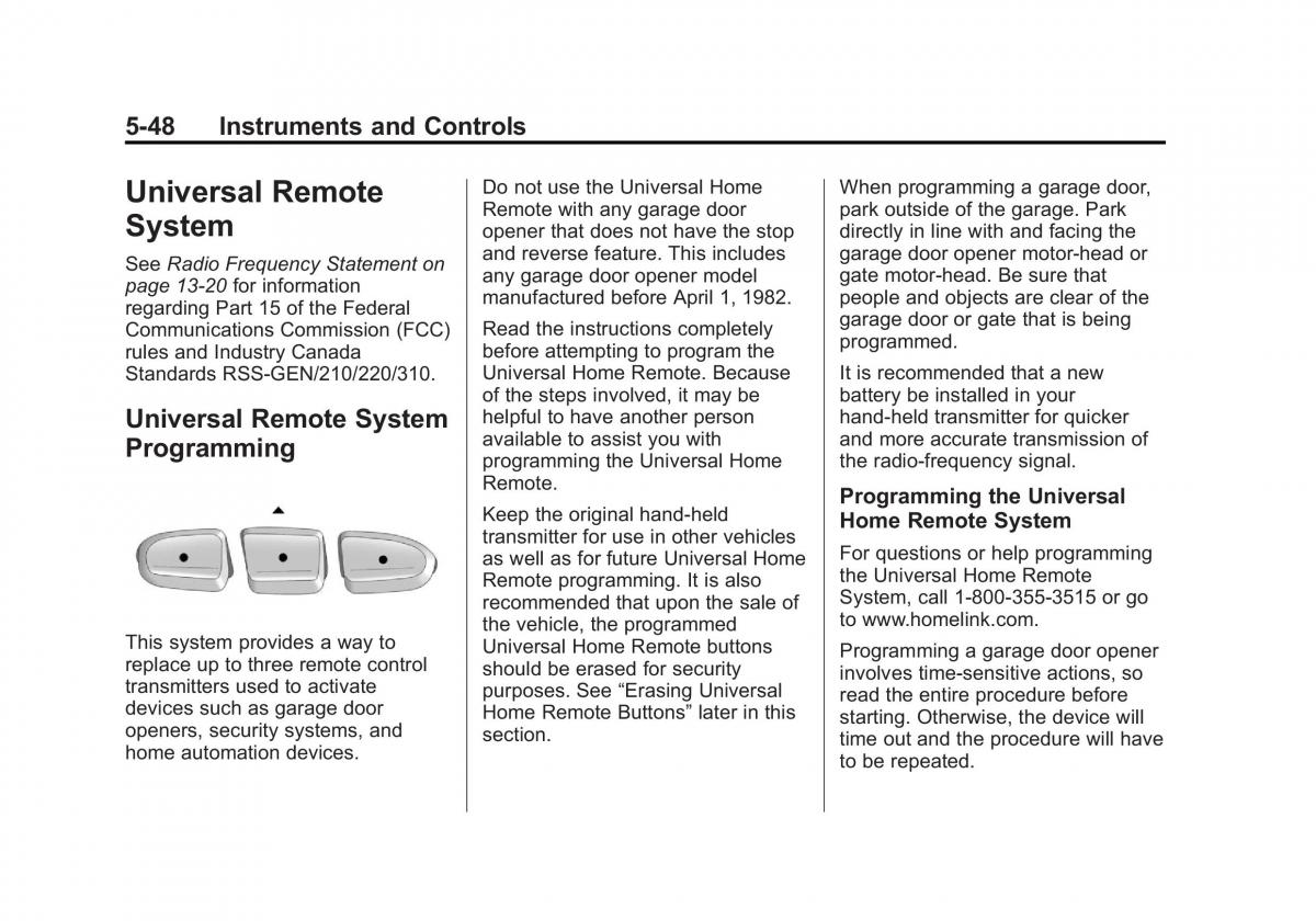 Chevrolet Traverse owners manual / page 168