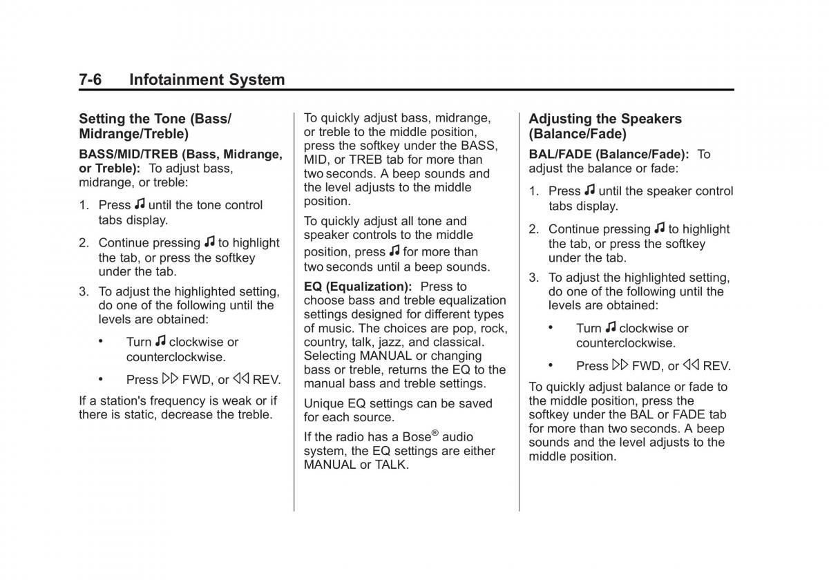 Chevrolet Traverse owners manual / page 186