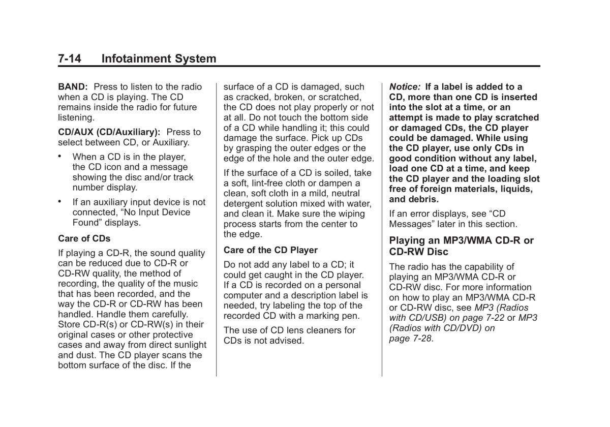 Chevrolet Traverse owners manual / page 194