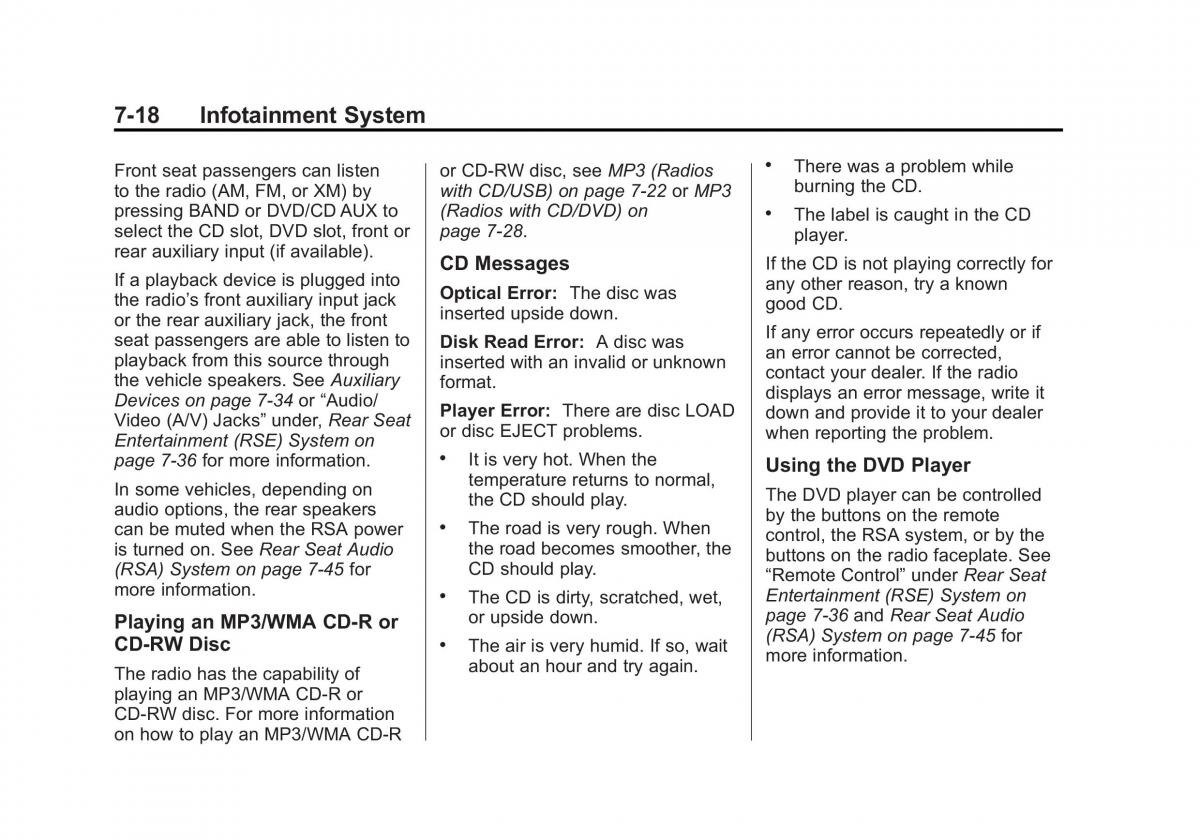 Chevrolet Traverse owners manual / page 198