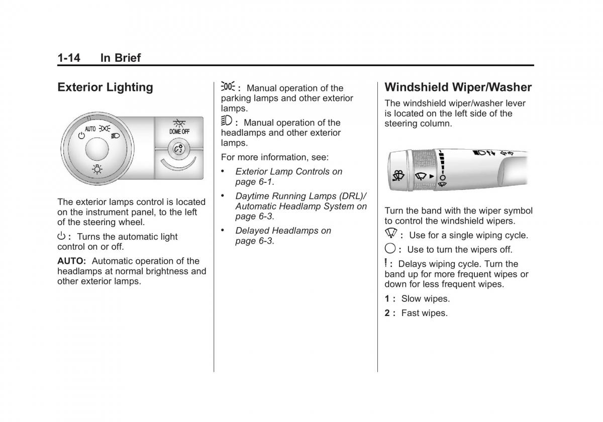 Chevrolet Traverse owners manual / page 20