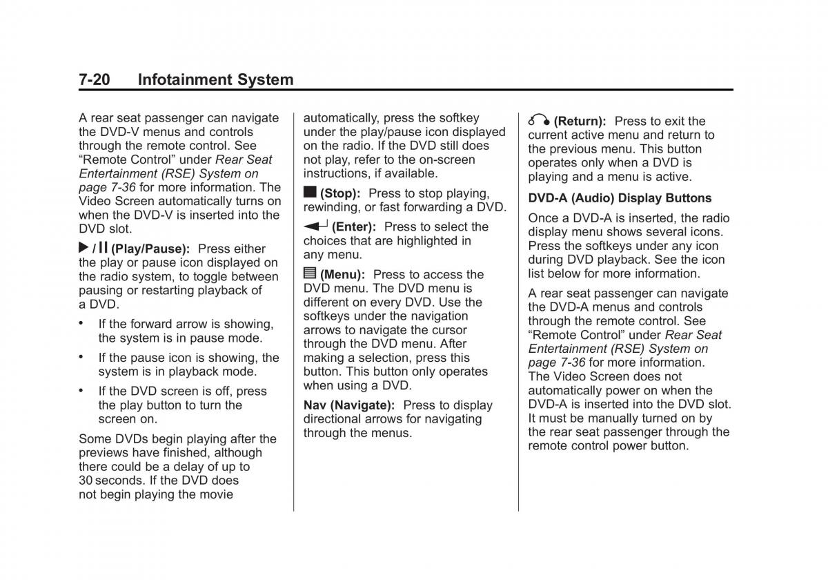 Chevrolet Traverse owners manual / page 200