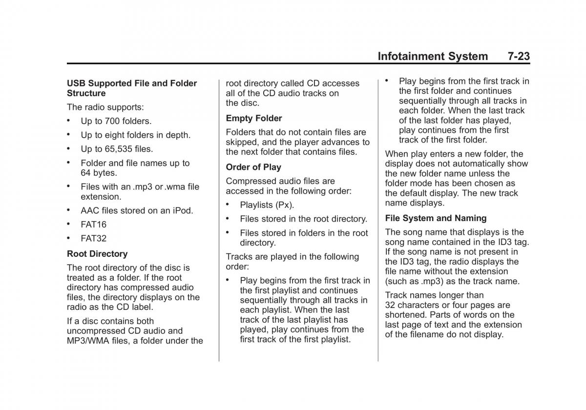 Chevrolet Traverse owners manual / page 203