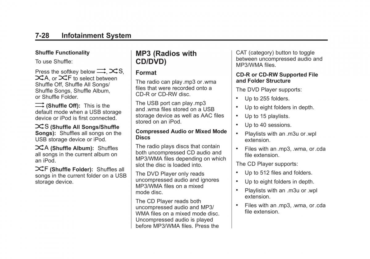 Chevrolet Traverse owners manual / page 208