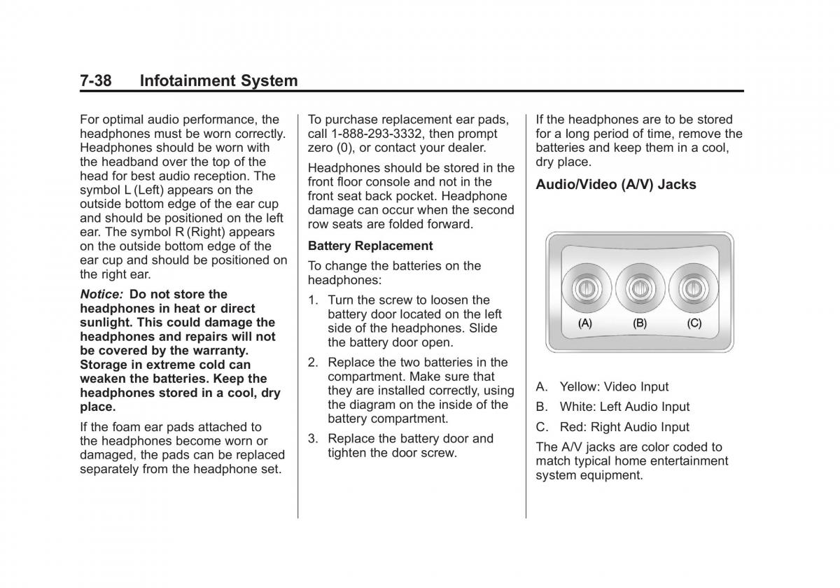 Chevrolet Traverse owners manual / page 218