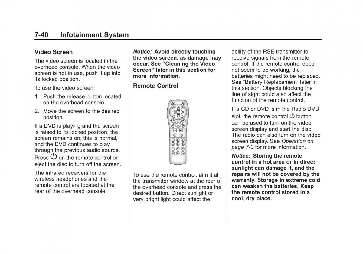 Chevrolet Traverse owners manual / page 220