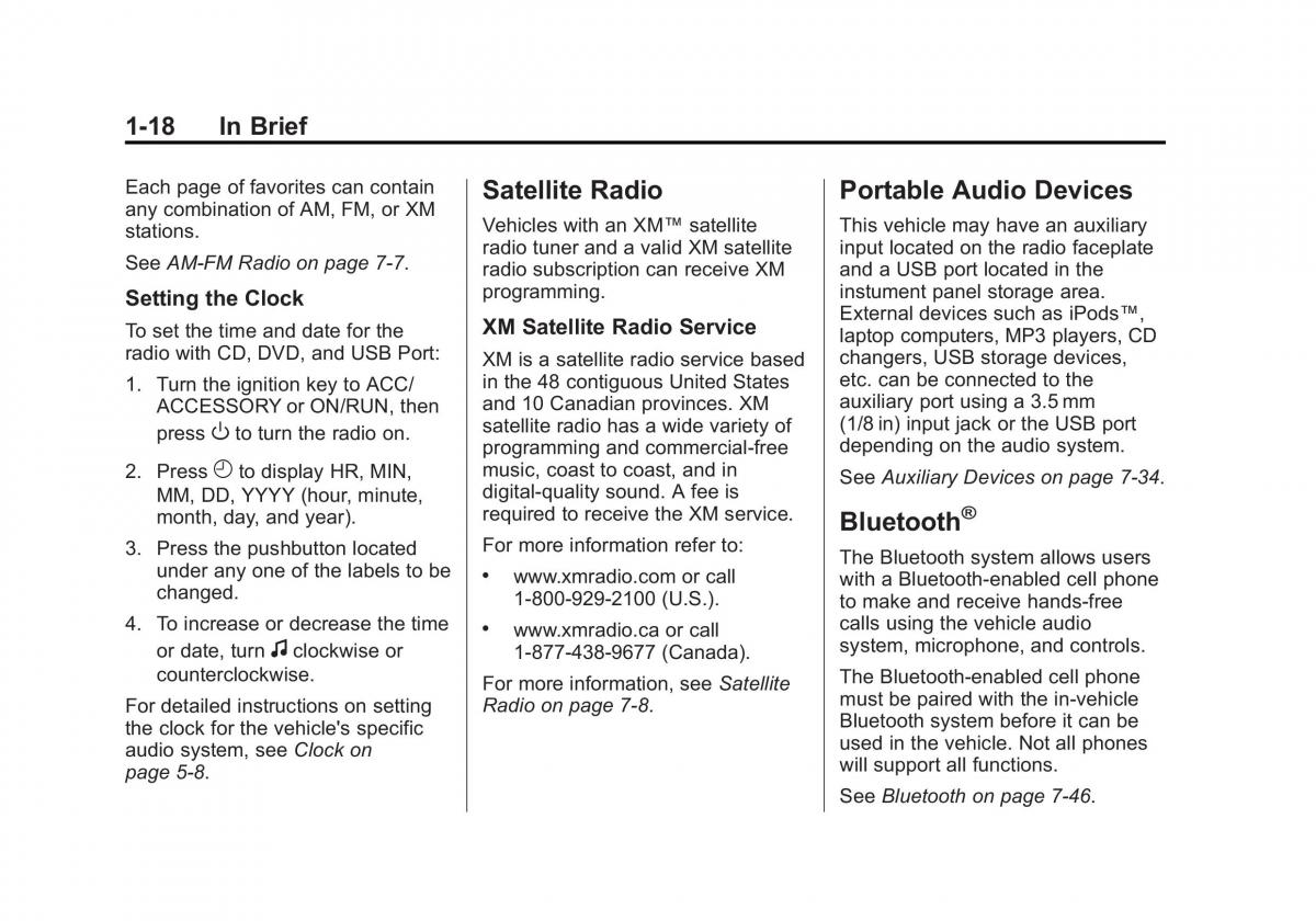 Chevrolet Traverse owners manual / page 24