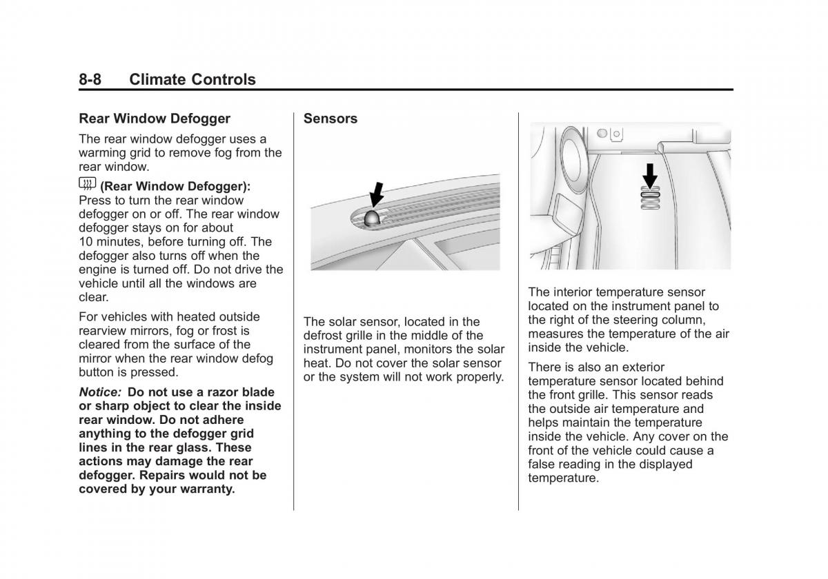 Chevrolet Traverse owners manual / page 242