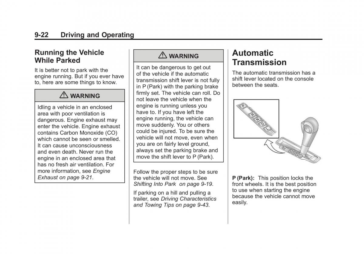 Chevrolet Traverse owners manual / page 270