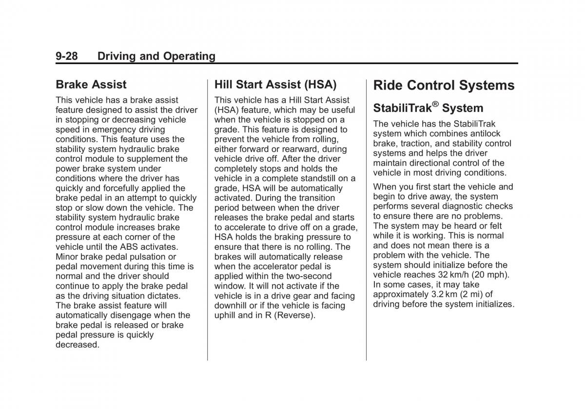 Chevrolet Traverse owners manual / page 276