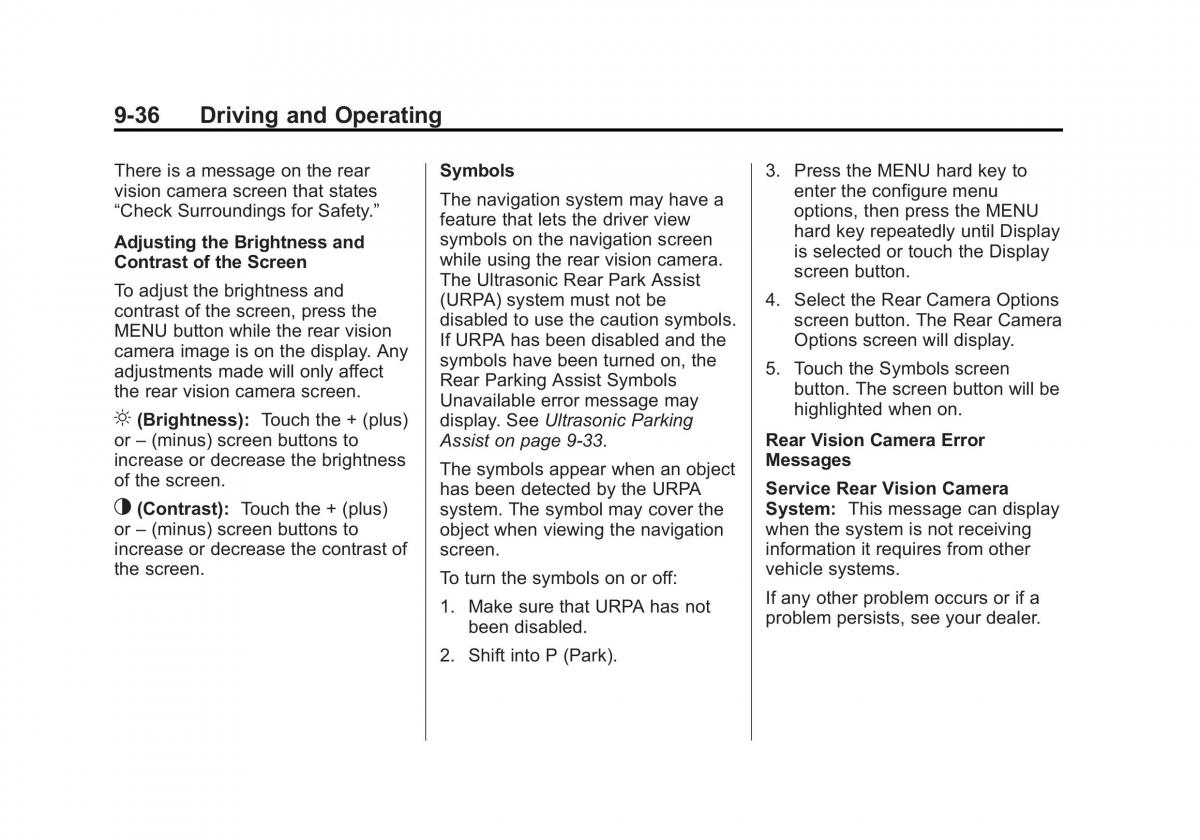 Chevrolet Traverse owners manual / page 284