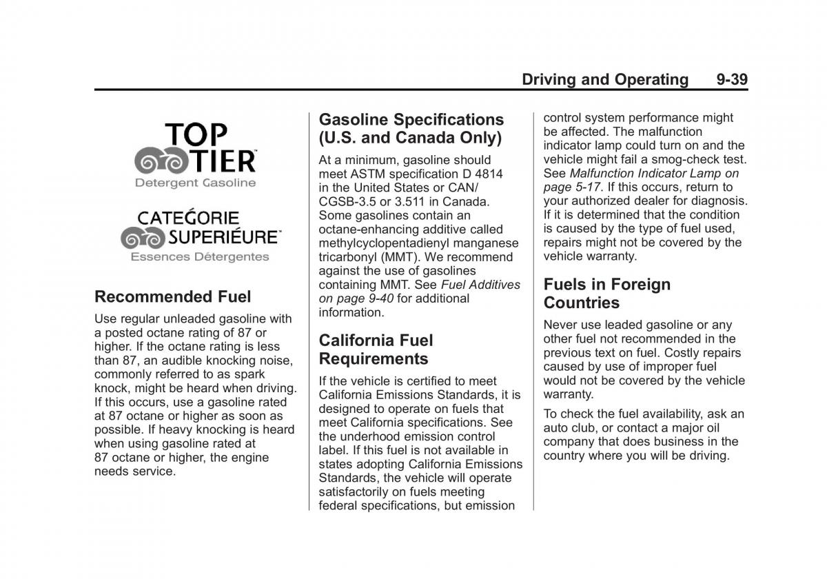 Chevrolet Traverse owners manual / page 287