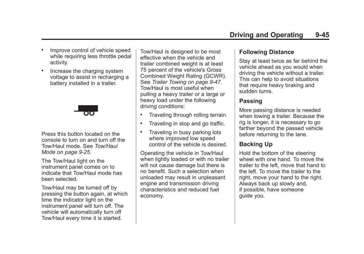 Chevrolet Traverse owners manual / page 293