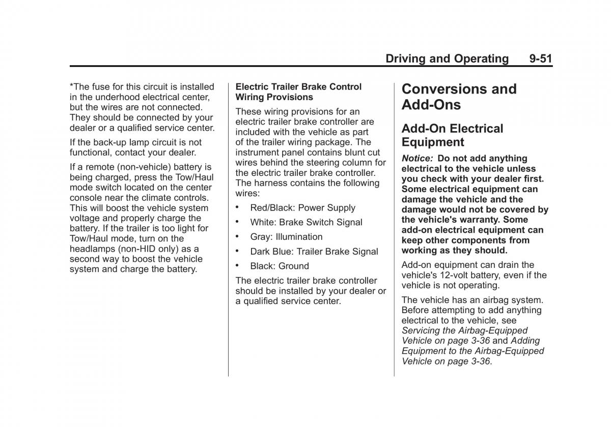 Chevrolet Traverse owners manual / page 299