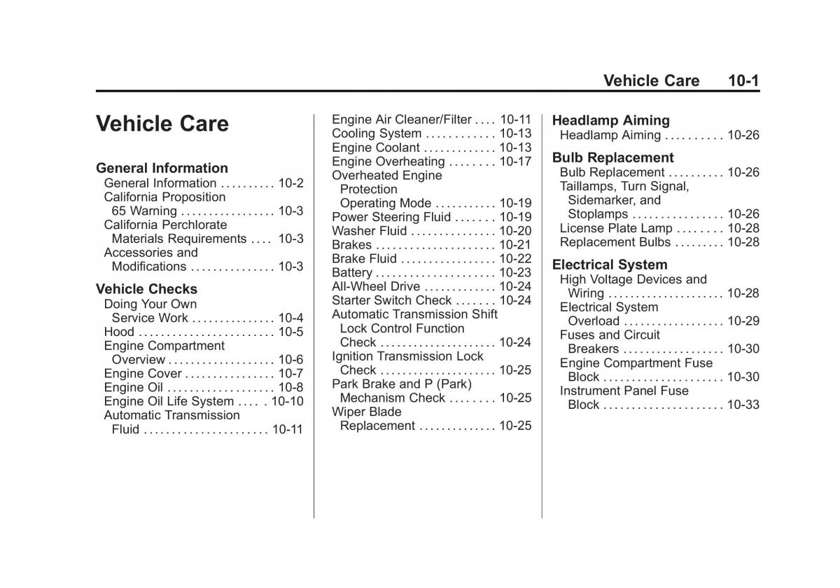 Chevrolet Traverse owners manual / page 301